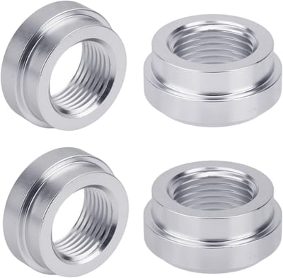 4-delige Vrouwelijke Lasdoppen met Aluminium 3/8" NPT Draad voor Brandstoftank en Overloopreservoir