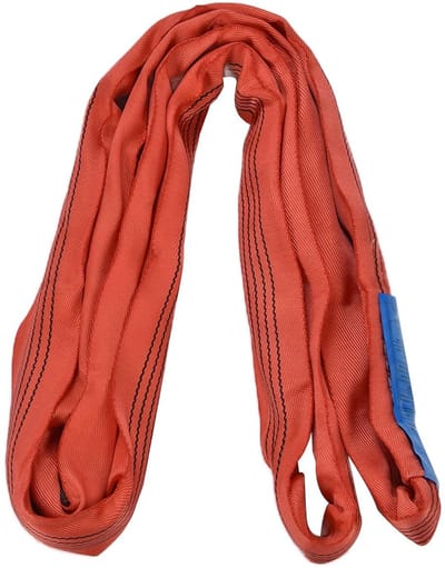 Ronde hijsband - Tilband PES - Zwaar tillen - Eindeloos ontwerp - 5 meter 5T - Rood