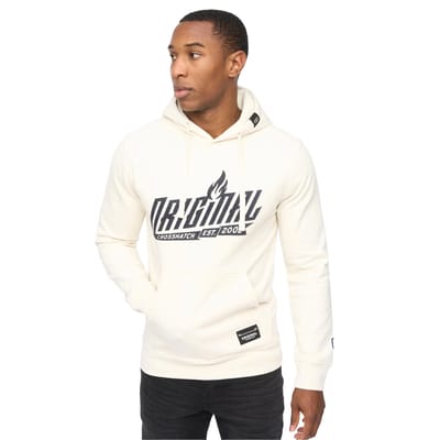 Crosshatch Heren Jampstead Hoodie (Lichte steen)