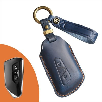 Retro sleutelhoes voor Volkswagen ID3 ID4 ID6 sleuteltas Lingdu L Golf autosleutel beschermhoes