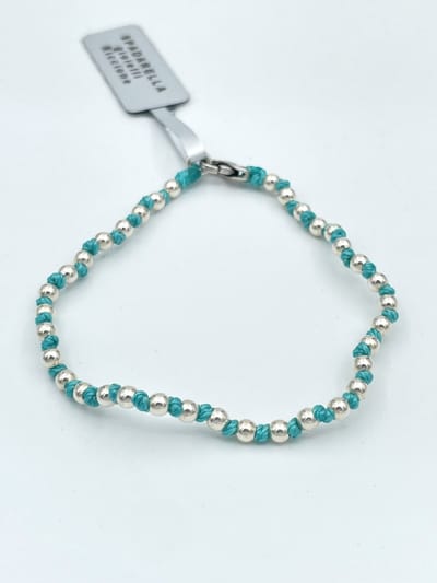 Spadarella Gioielli - SPBR01 - Armband - 925 Zilver - 3 mm - Pistachio 70188 - 17 Cm