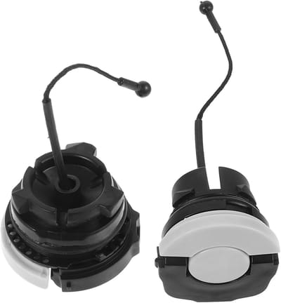 Kettingzaag Onderdelen - Maaier Accessoires - Benzinetank Vervanging - Eenvoudige Installatie - 5.5x3.3x3.3cm - Zwart