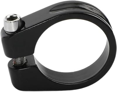 Zadelpenklem Fiets - Zadelklem Set - Zadelhoogte Verstellen - Snelle Ontgrendeling - 2 Stuks 28.6mm - Zwart