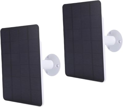 Zonnepaneel - Zonneoplader - Camera Voeden - IP65 Waterdicht - 10W Vermogen - Wit