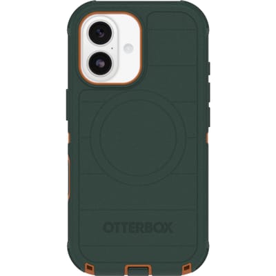 Otterbox Defender Pro Geschikt voor iPhone 17 hoesje - magnetisch Camera Control Backcover - Groen