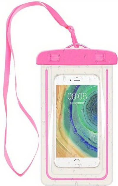 Bovista Waterdichte Telefoonhoesjes - Waterdicht Telefoonzakje - Waterproof Festival Opbergtasje - Documententasje - Waterbestendig - Roze