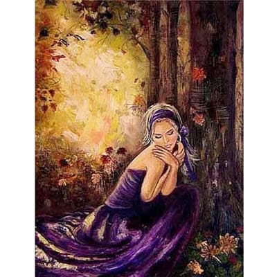 Diy 5D Diamond Painting Cross Stitch Mensen Kristal Diamant Decoratief Diamantborduurwerk Dansers 20X30CM beige