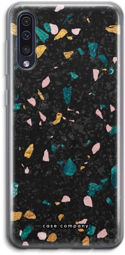 Case Company® - Hoesje geschikt voor Samsung Galaxy A50 hoesje - Terrazzo N°10 - Soft Cover Telefoonhoesje - Bescherming aan alle Kanten en Schermrand