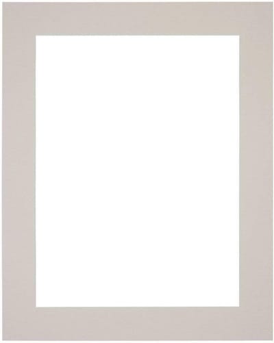 Passe-Partout Fotomaat 40x55 cm - Lijstmaat 50x75 cm - Grijs Graniet - Museumkarton - Fotolijst niet inbegrepen