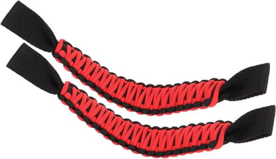 Handgreep voor rugleuning - Comfortabele grip - Veilig instappen - Krasbestendig ontwerp - 296 cm - Zwart rood