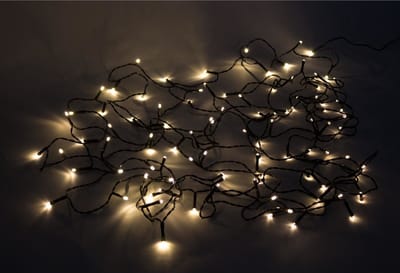 Benson LED lichtsnoer - warm wit - 100 LED's - 11,2 meter - IP44 - binnen en buiten
