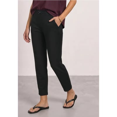 Slim Leg-broek met gespdetail