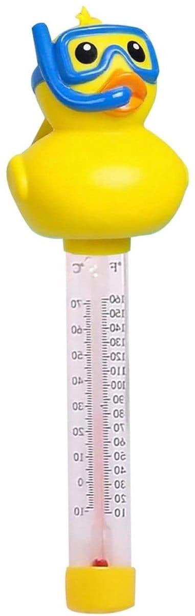 Water Temperatuur Thermometer - Bad Speelgoed Detector - Veilig Baden - Dubbele Schaalverdeling - 264 cm - Eend