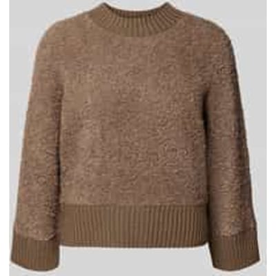 Gebreide pullover met ribboorden, model 'Pennan'
