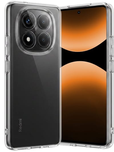 Hoes - Geschikt voor Xiaomi Redmi Note 14 Pro - Sterk & Shockproof - Hoesje Cover - Siliconen Case - Transparant