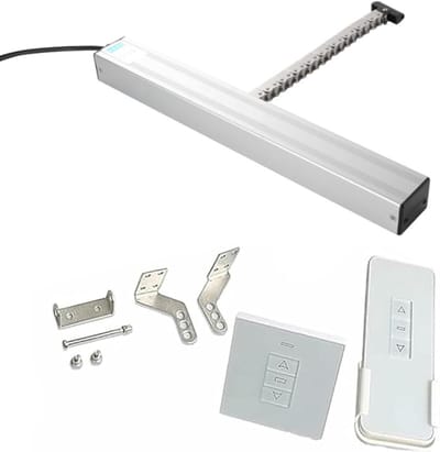 Gemotoriseerde Raamopener - Automatische Actuator - Ventilatie Creëren - Stille Werking - 300 mm Slag - Zilverkleurig