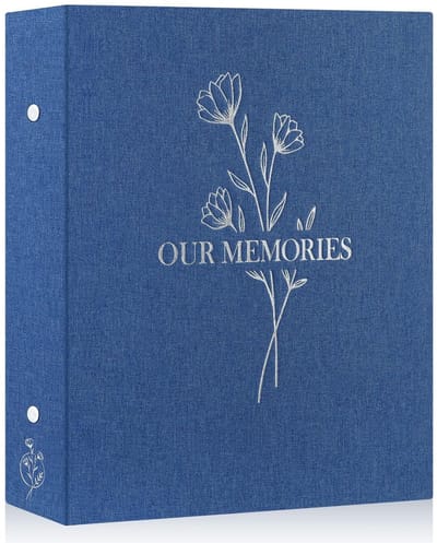 Dailygoods- Fotoalbum 10x15 cm - Geschikt voor 400 Foto's - Insteekalbum - Luxe Linnen Omslag - Waterdicht/Zuurvrij - 50 Bladen/100 Pagina's - Herinneringsalbum