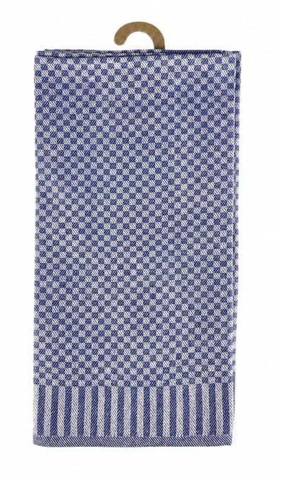 MONTKIARA Keukenhanddoeken 70x70 cm Blauw – Set van 2 Katoenen Theedoeken Yoko Blue