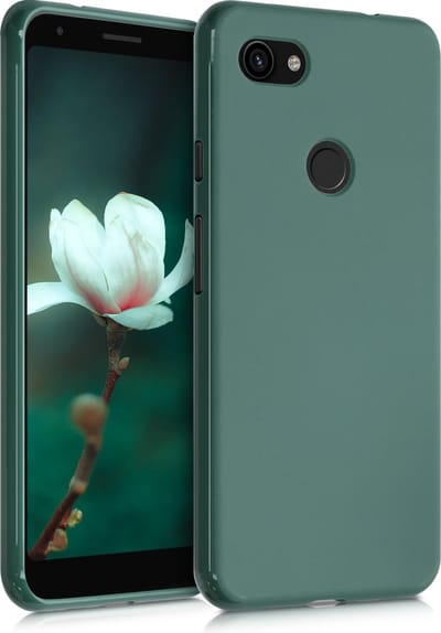 kwmobile telefoonhoesje geschikt voor Google Pixel 3a XL - Hoesje voor smartphone - Back cover in mat petrol
