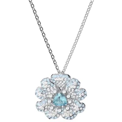 Swarovski Connexus Hart Lotus Hanger Rhodium Plated Ketting Dames ketting 5615092 Box (Random Color) white