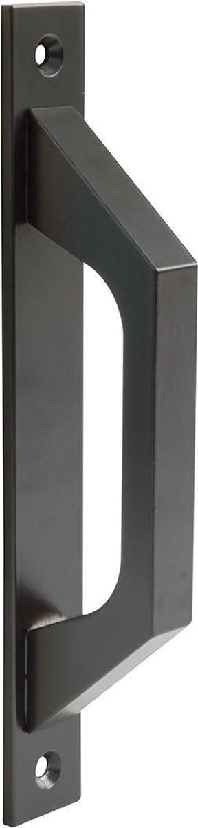 AMIG Deurgreep Schuifdeur Schuifdeurgreep – 198 x 25mm – Aluminium – Loftdeur - Mat Zwart