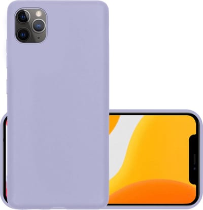 Hoesje - Geschikt voor Apple iPhone 11 Pro - Sterk & Shockproof - Hoes Cover - Siliconen Case - Lila