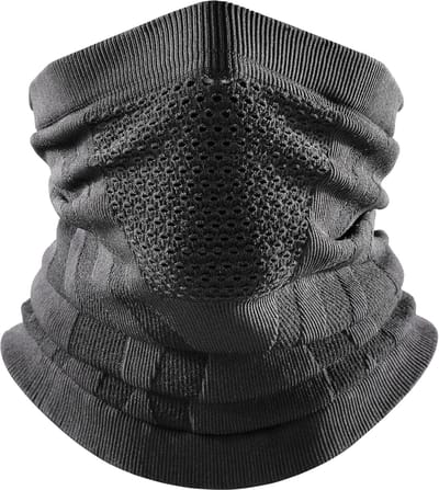 Famanu - Slangsjaal, winterhalswarmer, warm, winddicht, skimasker, colsjaal, bivakmuts voor hardlopen, wielrennen, heren, dames, motorfiets