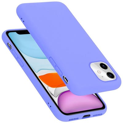 Cadorabo Hoesje geschikt voor Apple iPhone 11 in LIQUID LICHT PAARS - Beschermhoes gemaakt van flexibel TPU silicone Case Cover