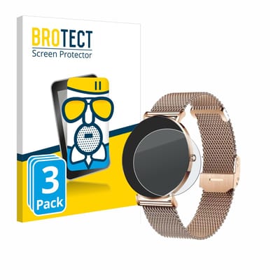 BROTECT - Screenprotector voor Xcoast X-Watch Siona 2 - Folie Beschermfolie Beschermglas matte 3 Stuks