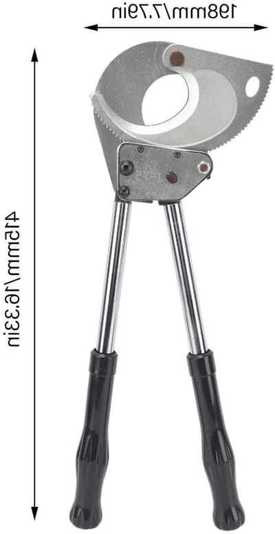 Professionele Kabelsnijder met Ratchet Mechanisme voor 400mm2 Koper en Aluminium Kabels, Hoogwaardig Staal, 750mm Lengte