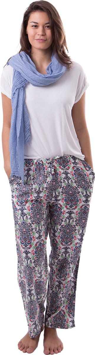 Amantes Dames yoga broek - lounge broek -  Paisley print - Maat M