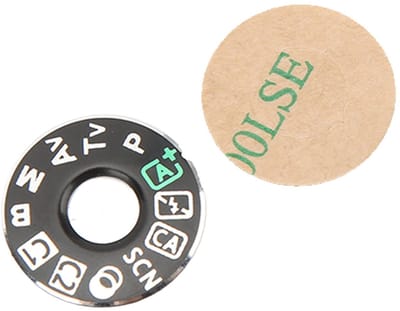 Allecto - Camera Mode Dial Plaat - Vervangingsonderdeel - Duurzaam en Precisie Ontwerp - Voor Canon 80D - Fotografie Accessoires - Camera Onderdele...
