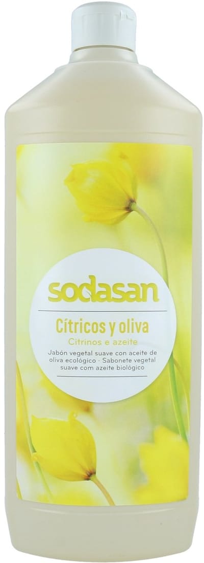 Vloeibare Zeep 1L Citrus Olijf Plantaardige Handzeep