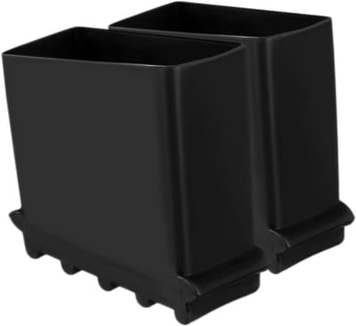 Ladder Voet Kussens - Ladderpoten Rubber - Veiligheid Ladders - Antislip Isolatie - 5x5x2.5cm - Zwart