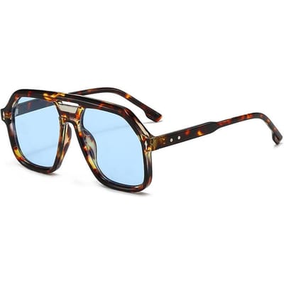 Nieuwste Dubbele Brug Grote Montuur Stijl Pilotenbril Mode Dames Designer Zonnebril Heren Zomer Rijbril UV400 Bril 1PC