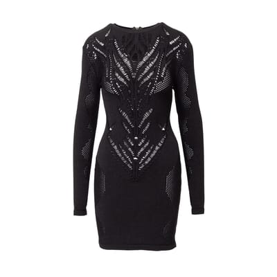 Balmain Rekbare Jacquard Jurk - '10s