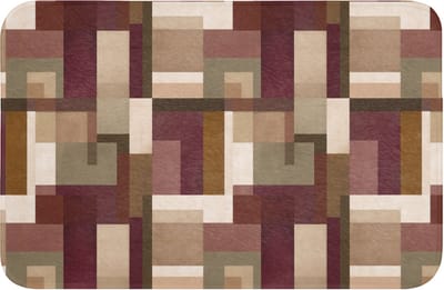 Badmat 60x40 cm - Antislip - Modern - Geometrie - Kleurrijk - Badmatten voor badkamer - Badkamermat - Douchemat - Badkamer mat