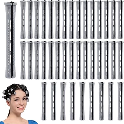 40 Kleine Haar Wave Stokken voor Kruidige Krullen, 8.2cm x 1.5cm, Perfect voor Permanent Krullen, Haarstyling en DIY Tools voor Lang en Kort Haar