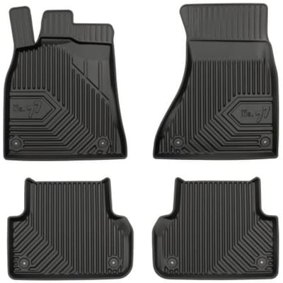 Frogum - No.77 - Automatten 3D - Geschikt voor AUDI A5 8T Sportback (2009-2016) - 4-delig - TPE Rubber - Zwart