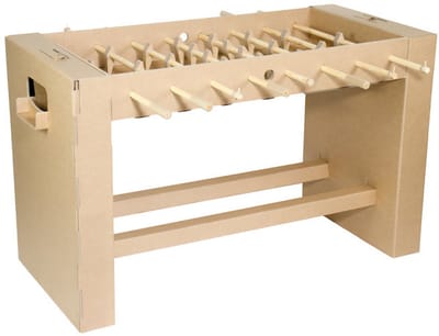 Kartonnen voetbaltafel - Standaard bedrukking - 147 x 71 x 89 cm - Kartent