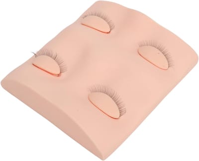 Oefenhoofd voor Wimperextensions - Lichtgewicht PVC en Zacht Silicoon - Ideaal voor Beginners en Make-up Training