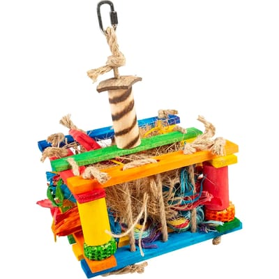 Houten vogelspeeltje met sisal Duvoplus Coco