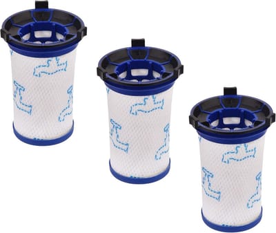 Vervangende filters - 3 stuks - geschikt voor Rowenta Air Force 360 ​​RH9051WO RH9057WO RH9059WO RH9081WO RH9086WO - geschikt voor Tefal Air Force 360 ​​stofzuiger, vervangende accessoires alternatief voor ZR009001