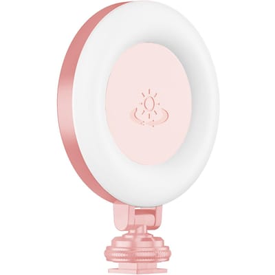 Mini Fotolamp Draagbaar LED Licht Driekleurig Videolicht 360 graden Draaibaar Type-C Voeding 48 LED