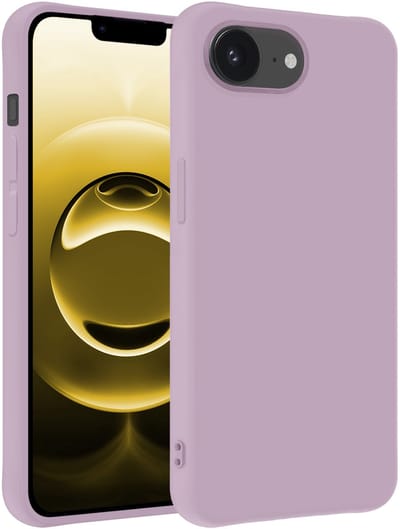 Hoesje - Geschikt voor Apple iPhone 16e - Sterk & Shockproof - Hoes Cover - Siliconen Case - Telefoonhoesjes - Lila