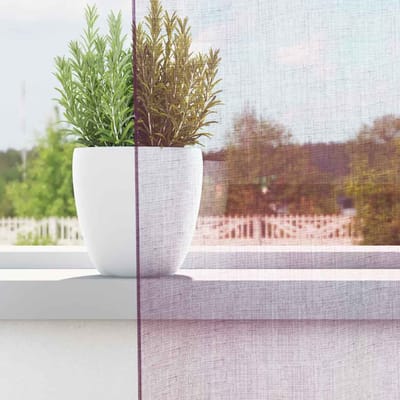 vidaXL - Gordijnen - met - lussen - 2 - st - paars - 140x140 - cm