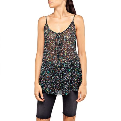 Replay W2333.000.72108 Mouwloze Blouse Zwart XS Vrouw