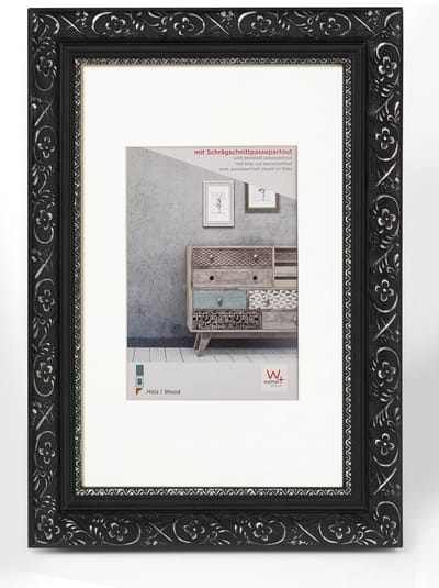 walther+ design CR040B Wissellijst Papierformaat: 30 x 40 cm (b x h) 30 cm x 40 cm Zwart, Zilver