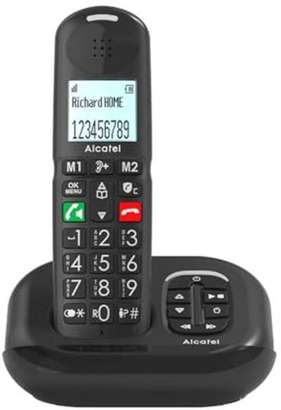 Draadloze DECT Senior XL-telefoon met Antwoordapparaat, Grote Toetsen en Verbeterde Geluidskwaliteit