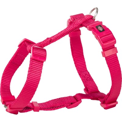 Trixie Premium H-harness S-M: 42-60 cm/15 mm Fuchsia